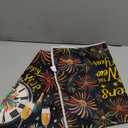 Artoid Mode Black Clock Fireworks Champagne Happy New Year Kitchen Towels Dish Towels, 18x26 Inch Farmhouse Holiday Decoration Cleaning Set Of 2