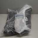 Wyeysyt Mens Long Winter Coats Parka Warm Hooded Quilted Puffer Jacket Thicken Water-Resistant Heavy Outerwear (Black-L)