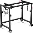 Liquid Stands Piano Keyboard Stand - Electric Piano Stand for 49 54 61 88 Key - Piano Desk Music Stand Production - Piano Table Synth Stand Rolling Home Recording Studio Workstation DJ Keyboard Table