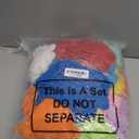 104 Pcs Exfoliating Glove Bulk Shower Gloves with Hanging Loop Exfoliating Body Scrubber Dead Skin Remover for Body Bath Beauty Spa Massage Scrubs Men Women Bathing(Multicolor)