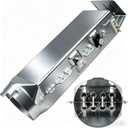 DC93-00154A Dryer Heating Element Assembly (3 Wire) Fit Samsung DV45K6500EV/A3 DV48J7770EP/A2 DV52J8700EP/A2 DV50K8600EV/A3 Replaces AP5582094 PS4216214 3282568 DC47-00032A 