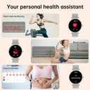 Smart Watch for Women(Answer/Make Calls), 1.27" HD Screen Fitness Tracker with Heart Rate/Sleep Monitor, 130+ Sport Modes IP68 Waterproof Activity Tracking, Smartwatch for Android iPhone, Silver