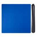 GUSTARIA Large Mahjong Mat with Black Carrying Bag (Blue,31.5 inches), Anti Slip and Noise Reduction Table Cover for Mahjong, Poker, Card Games, Dominoes, Board Games, Slip Resistant Mat