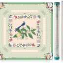 American Mahjong Mat, 33 x 33 in, 3mm Non-Slip, with Rules