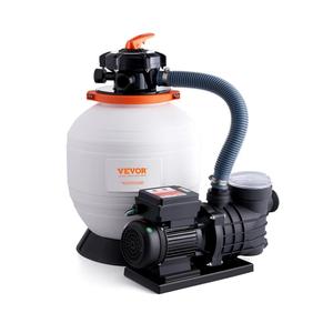 VEVOR 14-inch Sand Filter Pump for Above Ground, Digital Programmer Timer, 3000 GPH, 3/4 HP Pool Pumps System & Filters Combo Set with 6-Way Multi-Port Valve & Strainer Basket, Easy Installation