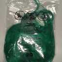 Short Bob Wigs with Bangs for Women Loose Wavy Wig Curly Wavy Shoulder Length Bob Synthetic Cosplay Wig for Girl Colorful Costume Wigs (Green)