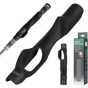 Golf Grip Trainer,Grip Trainer Golf,Golf Grip Trainer Right Hand,Golf Training Aid,Golf Training Equipment to Improve Hand Positioning (black)