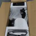 Mini Exercise Bike, himaly Under Desk Bike Pedal Exerciser Portable Foot Cycle Arm & Leg Peddler Machine with LCD Screen Displays (Black)