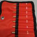 8-Piece Brass Punch Set, Removing Repair Tool 1/8", 9/64", 5/32", 3/16", 7/32", 1/4", 9/32" and 5/16" Brass Pin Drive Punch Set