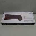 Redragon S107KS Wireless Gaming Keyboard and Mouse, RGB Backlit, 3 Mode (Wired/2.4G/BT), Up to 10,000 DPI Gaming Mouse with Software, Ultra Lightweight 65g, 25 Key Anti-Ghosting Keyboard for PC (Black-New)