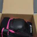 Tanden Skateboard Protective Gear Knee Pads and Elbow Pads Set, Elbow and Knee Pads for Roller Skating Wrist Guards Skateboarding Pads (Youth (9-15 years), Pink)