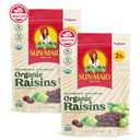 Sun-Maid Organic California Sun-Dried Raisins - (2 Pack) 32 oz Resealable Bag - Organic Dried Fruit Snack for Lunches, Snacks, and Natural Sweeteners