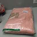 Polyester Bathroom Rug 24"x36" Pink, Non-Slip Soft Shaggy Bath Mat