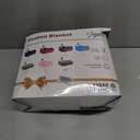 Homemate Electric Heated Blanket Twin Size - 62"x84" Heating Blanket Twin Size 1/2/4/6/8 Hours Auto-Off 10 Heat Level Over-Heat Protection Flannel Sherpa ETL Certification (01 - Light Grey)