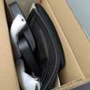 DUMOS Office Chair  Ergonomic Mid Back Mesh Desk Chair with Lumbar Support & Rocking Mode, Height Adjustable with Fixed Armrest, Computer, Gaming, Conference, 360Â° Swivel, Black