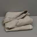 No Hooks Polyester Textured Shower Curtain with Snap-in Fabric Liner Set, Hotel Luxury Decor Shower Curtains for Bathroom with See Through Top Window, Waterproof & Washable, 71Wx74H, Cream