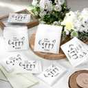 Yinder 60 Bulk Happy Tears Tissue Packs for Wedding 3 Ply Pocket Size Tissues Packs for Guests Facial Individual Wedding Favors Party Supplies Travel Graduation Celebration(Heart)