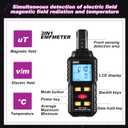 Dunzy 5 Pcs Ghost Hunting Equipment Kit Ghost Hunting Box with 1 Emf Meter 2 LED Balls and 1 Digital Voice Recorder Paranormal Equipment Emf Meter Detector for Home Outdoor