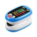 Fingertip Pluse Oximeter for Small Fingers, USB-C Rechargeable Oxygen Monitor, Cute Cartoon Design, Sports & Aviation Use, Applicable for Kids & Children (Blue)