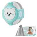Baby Headphones,Bear Infant Ear Protection Noise Cancelling Headphones for Infants 0-36 Months,Baby Travel Essentials with Carrying Bag Infant Earmuffs for Sleep/Airplane/Outdoor (Green)