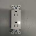 Leviton 15 Amp 125 Volt Tamper Resistant Duplex Receptacle, 10 Pack, T5320-WMP, White