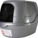 Natures Miracle Hooded Flip Top Litter Box for Cats, With Built-In Odor Control Charcoal Filter