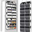 Over the Door Organizer 5 Tiers, Extra Large Behind Door Storage of 10 Compartments, 80 lbs Weight Capacity Over Door Organizer, Door Hanging Organizer for Closet, Diaper Organizer, Room storage