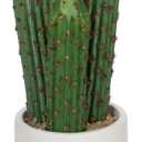 DILATATA 9.8” Small Fake Cactus Plant Potted Cactus 'Saguaro ' Faux Cacti Plants Artificial Cactus for Home Garden Office Decor Housewarming Gifts Fake Cacti
