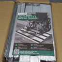 1" Rise Door Threshold Ramp with Updated Fixable Screws, Stable Portable Wheelchair Ramp for Home Steps, Aluminum Door Entry Ramps for Scooters, Power Chairs, Walkers, 800LBS Load Capacity