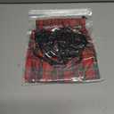 Avidlove Sexy Lingerie Set for Women Plaid Mini Skirt Outfit with Thong Set 4 Piece (Large, Black)