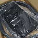 30-inch Firewood Rack Outdoor Indoor with Log Carrier Bag, Stable Log Holder Rustproof Metal Wood Rack for Fireplace Patio Deck Firepit, Heavy Duty Firewood Storage Organizer Tool, Black