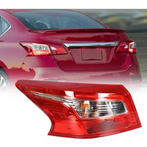 munirater Tail Light Assembly Left Side Replacement for Sentra 2016-2018 Tail Light Rear Brake Lamp 265553YU0A NI2804108