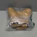 Straw Sun Visor for Women, Wide Brim UPF 50+ Protection Beach Hat, Adjustable, Roll Up Foldable Ponytail Cap with Chin Strap