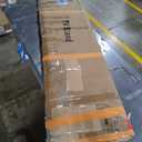 Garvee Fluted TV Stands for TVs Up to 80 in, Mid Century Modern Entertainment Center with Open Storage Compartments, 70 in Long Wooden TV Console for Living Room Bed Room- Walnut