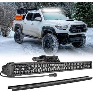 475W 40 Inch Light Bar 40" LED Light Bar Spot Flood Off Road Driving Lights w/Wiring Harness Roof Rack for Toyota F150 Chevy Ram Pickup Truck SUV UTV 4x4