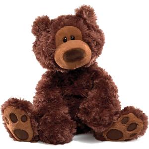 GUND Philbin Classic Teddy Bear, Premium Stuffed Animal for Ages 1 and Up, Chocolate Brown, 12
