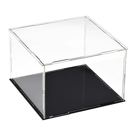 Uxcell Acrylic Clear Display Case Box Dustproof Protection Showcase Cube Collectibles Show Box 5.9x5.9x3.9 Inch