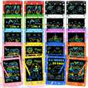 20 Pack LCD Writing Tablet for Kids, 8.5 Inch Colorful Doodle Board Drawing Pad, Educational Learning Travel Toys Birthday Gifts for Boys Girls Age 3 4 5 6 7 8
