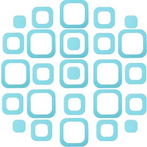 20 Pieces Adhesive Square Bath Treads Non-Slip Bathtub Stickers Non Slip Traction to Tubs Bathtub Stickers Adhesive Decals Appliques for Bath Tub Showers, Pools, Boats, Stairs (Blue)