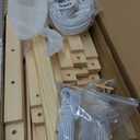 Stuffed Animal Storage Zoo with Wheels, Wooden Large Stuff Animals Plushies Holder Toy Organizer Kids Plush Storage Cage with Elastic Band and Net for Nursery Playroom Corner for Toddler