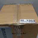 Black Ceramic Vase - Large 12.5 Inch Round Floor Vase for Centerpieces, Farmhouse Rustic Minimalist Home Decor (Sandstone Black)