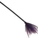 Ragyzity Halloween Witch Broom Plastic Witch Broomstick with Detachable Handle, Halloween Cosplay Costume Props Costume Accessories, Masquerade Show Dress Up Dance Party Supplies, Purple