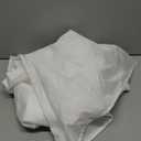 N&Y HOME Waffle Weave Shower Curtain with Snap-in Fabric Liner Set, 12 White Hooks Included - Hotel Style, Waterproof & Washable, Heavyweight Fabric & Mesh Top Window - 71x72, White