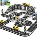 Magnetic Tiles Road Toddler Toys, Magnet Building Blocks for Kids Ages 3-5 4-8, STEM Learning Construction Toys Games, Ideal Gifts for 3+ Year Old Boys Girls