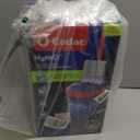 OCedar H2prO Flat Mop System | Quick Cleaning Tool | Clean with Water | Machine Washable Reusable Microfiber Mop Pad | Safe on Wood Floors, Vinyl, Tile, Baseboards, Walls