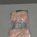 Domensi 2 Pcs Large 3D Heart Ice Mold Reusable Silicone 6 Heart Shape Ice Mold for DIY Chocolate Candy Whiskey Cocktail Beverages Tea Coffee Dishwasher Safe(Pink)