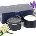 Plant Based All Natural Wax Melts, Strong Fragrance, Long Lasting Premium Soy Scented Melts Cubes, Wax Melts Tarts for Tree Candle Warmer Lamp (Lavender & Yarrow Candle)