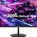 ArcticPro 27 inch 300Hz 240Hz Gaming Monitor, FHD 1080p, 1ms, PC Monitor Gaming, IPS, Adaptive sync, PC Computer Monitor, sRGB 125%, Ultra Slim, DP x2, HDMI x2, VESA Support, with DP cable up to 300Hz