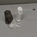 Ontel Miracle Smile Water Flosser for Teeth&Gum Health, Unique H-Shaped Flossing Head&4 Water Jets, Cordless Water Flosser Features 360 Cleaning&3 Pressure Modes, USB Rechargeable Dental Floss, White