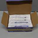 50 Pcs 1ml Syringes with Caps Oral Dispenser Individually Sterile Warpped for Medicine Dropper, Colostrum Collect Feeding Pets, Liquid